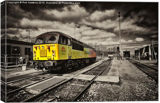  The Class 56  Canvas Print by Rob Hawkins