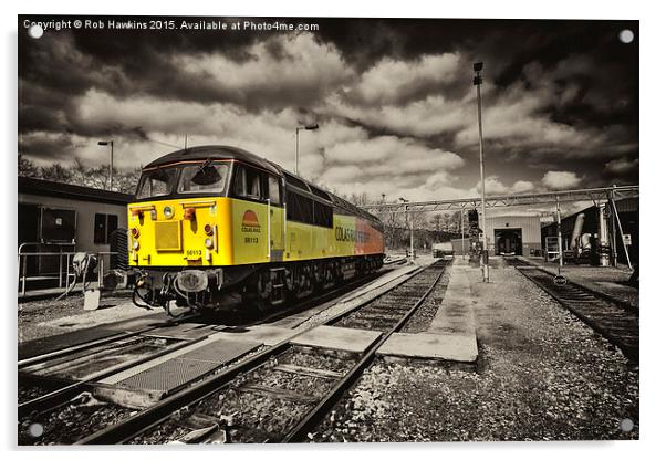  The Class 56  Acrylic by Rob Hawkins