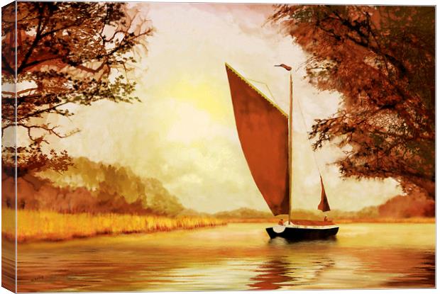 The Wherry Albion Canvas Print by Valerie Anne Kelly