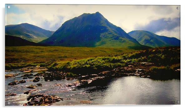  THE COE - GLEN COE Acrylic by dale rys (LP)