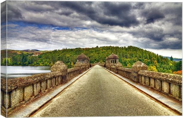 Over The Dam We Go Canvas Print by Mike Gorton