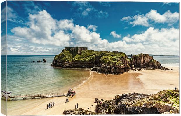 St Catherines Island Tenby Canvas Print by Steve Purnell