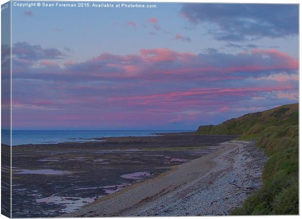  Lillico Beach Canvas Print by Sean Foreman