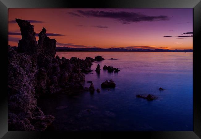 Sunrise at Mono Lake Framed Print by Thomas Schaeffer