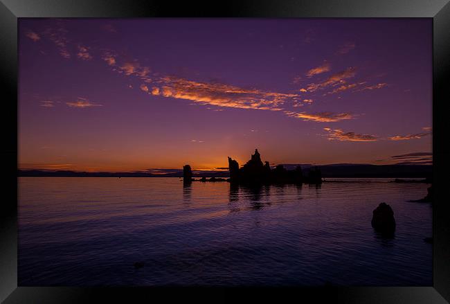 Sunrise at Mono Lake Framed Print by Thomas Schaeffer
