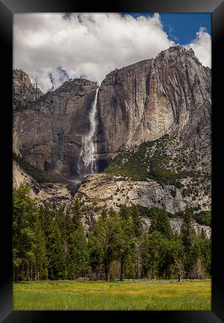 Yosemite Falls Framed Print by Thomas Schaeffer