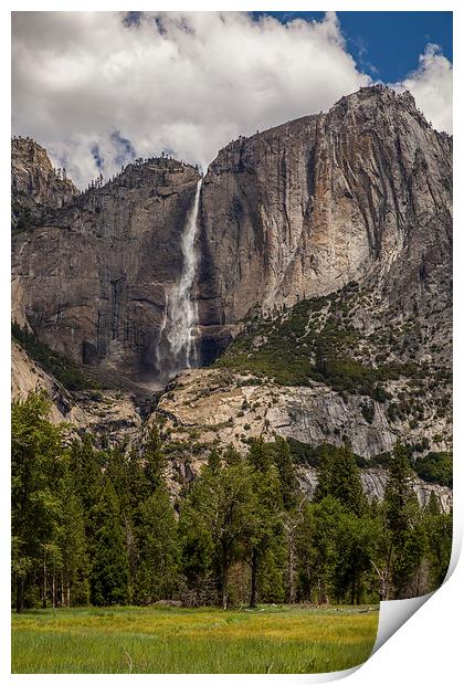 Yosemite Falls Print by Thomas Schaeffer