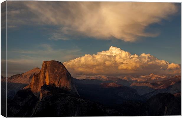 Sunset at Glacier Point Canvas Print by Thomas Schaeffer
