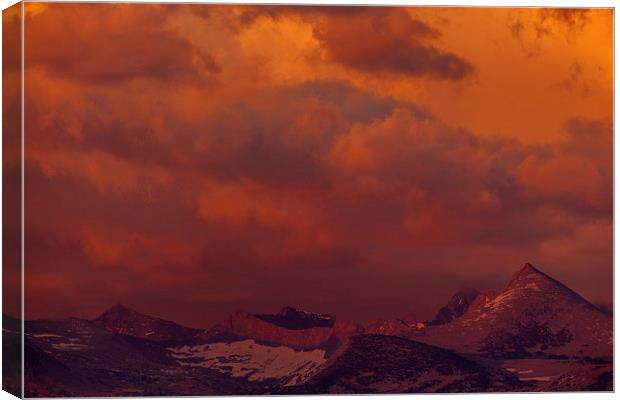 Sunset at Glacier Point Canvas Print by Thomas Schaeffer