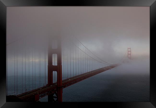 Golden Gate Bridge View from Marin Framed Print by Thomas Schaeffer