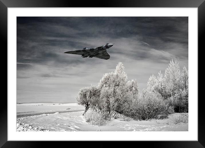 A Cold Winter Framed Mounted Print by J Biggadike