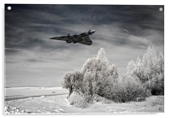 A Cold Winter Acrylic by J Biggadike
