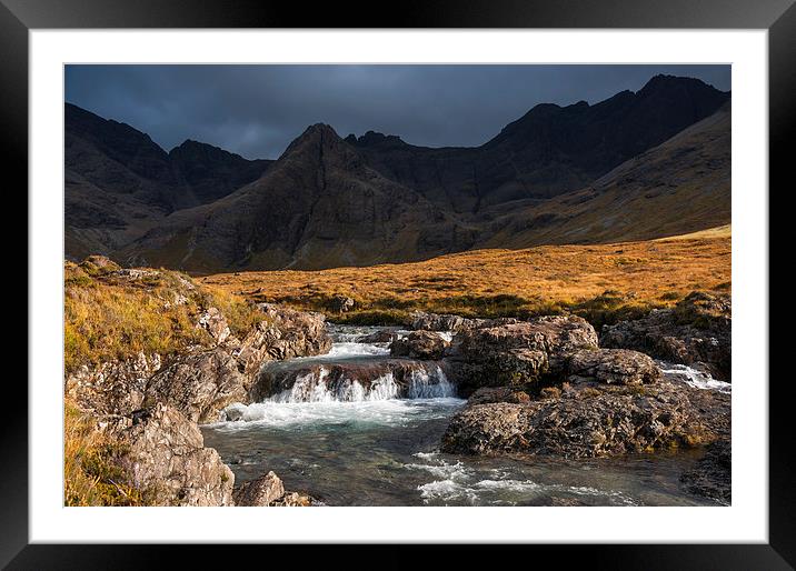  Dramatic light, Isle of Skye Framed Mounted Print by Andrew Kearton