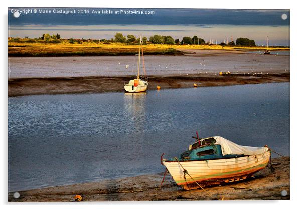  Little Ole Tug Boat Acrylic by Marie Castagnoli