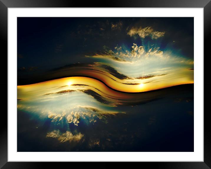  Sunset Yin Yang Framed Mounted Print by Florin Birjoveanu