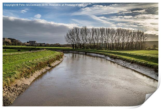  River Adur at Upper Beeding Print by Peter McCormack