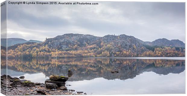  Loch Duntelchaig Canvas Print by Lynda Simpson