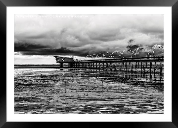  Southport Pier Framed Mounted Print by Kevin Clelland