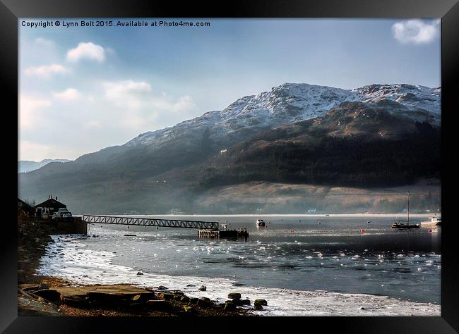  Winter in Scotland Framed Print by Lynn Bolt