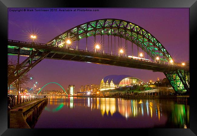  Tyne Bridge, Newcastle Framed Print by Mark Tomlinson