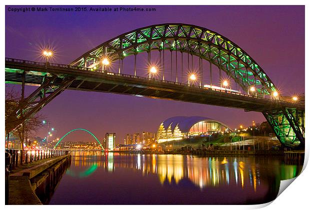  Tyne Bridge, Newcastle Print by Mark Tomlinson