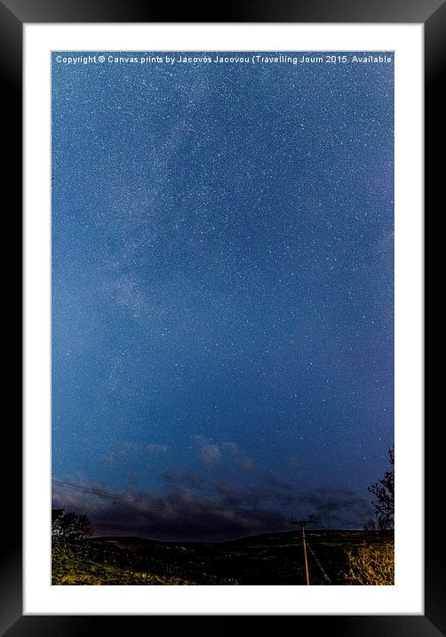  Milkyway Galectica Framed Mounted Print by Jack Jacovou Travellingjour