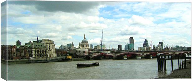 City of London Skyline - August 2009 Canvas Print by Chris Day