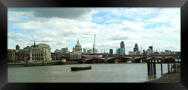 City of London Skyline - August 2009 Framed Print by Chris Day