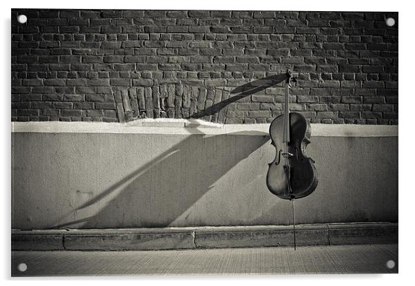 violoncello Acrylic by Jean-François Dupuis