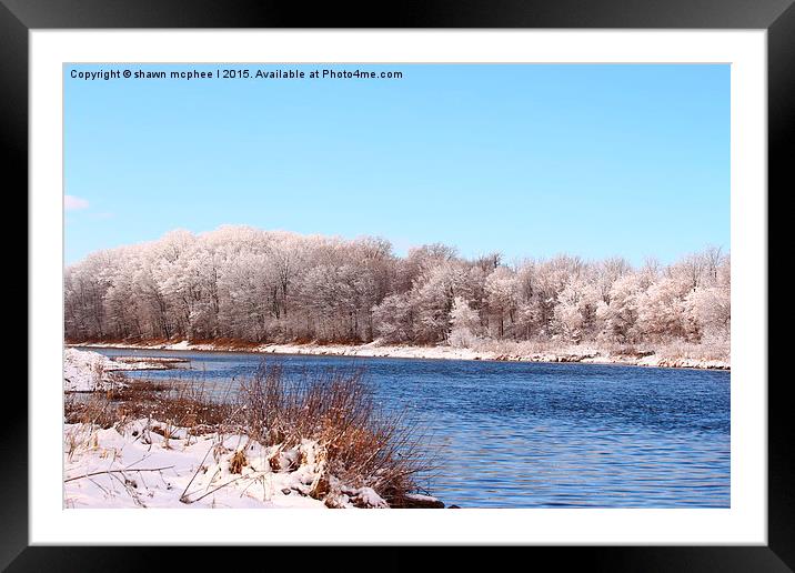  Snowy River Framed Mounted Print by shawn mcphee I