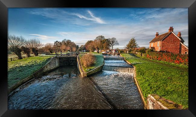  Papercourt Lock in Ripley Framed Print by Colin Evans