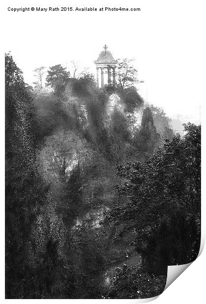  Temple of Sibyl, Paris Print by Mary Rath