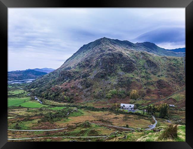 Majestic Snowdonia Framed Print by P D