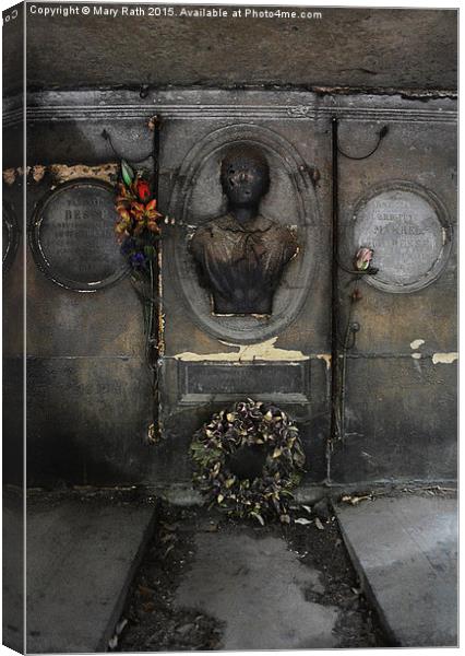  Besse, Pere Lachaise Cemetery Canvas Print by Mary Rath