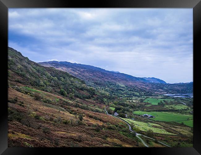 Majestic Snowdonia Mountains Framed Print by P D