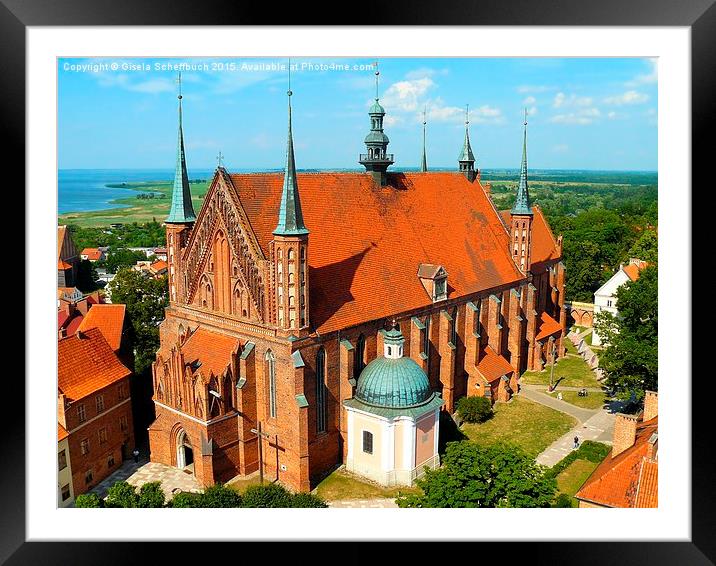  Frombork Cathedral Framed Mounted Print by Gisela Scheffbuch