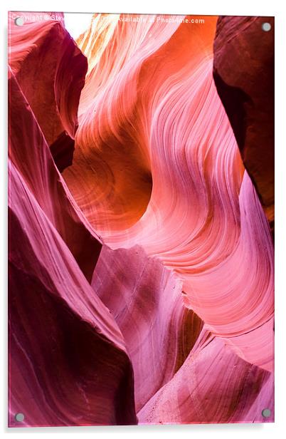  Ripples and textures of Antelope Canyon. Acrylic by Steve Hughes