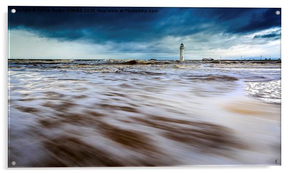  New Brighton Lighthouse Acrylic by Phil Durkin DPAGB BPE4