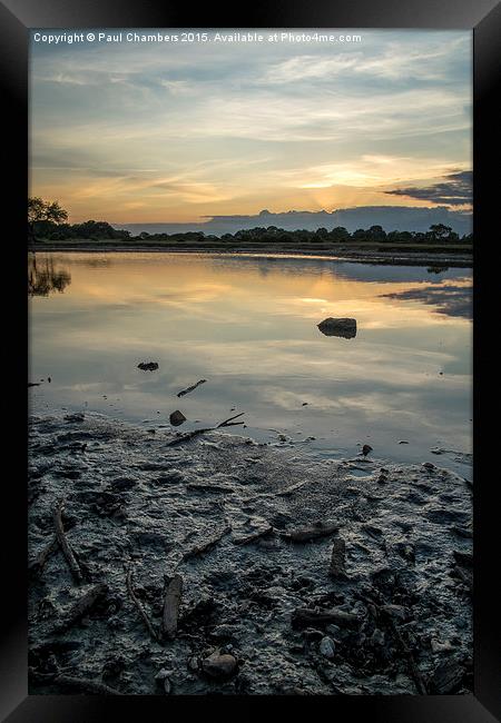 New Forest Sunset Framed Print by Paul Chambers