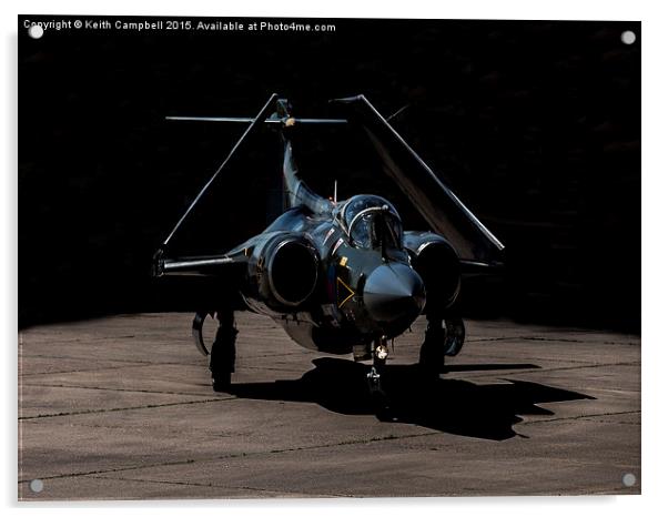 Buccaneer taxies out Acrylic by Keith Campbell
