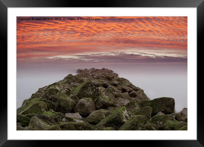 Sunrise Colwyn Bay Framed Mounted Print by rawshutterbug 