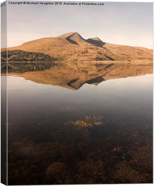  Ben More Isle of Mull Canvas Print by Michael Houghton