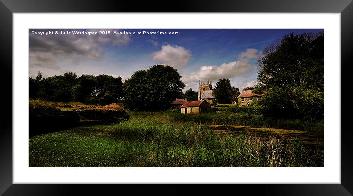  Bolingbroke Castle, Lincolnshire Framed Mounted Print by Julie Warrington