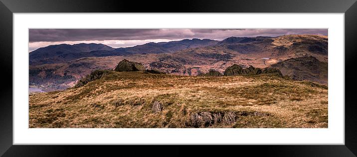  Grasmere Common Framed Mounted Print by Peter Stuart