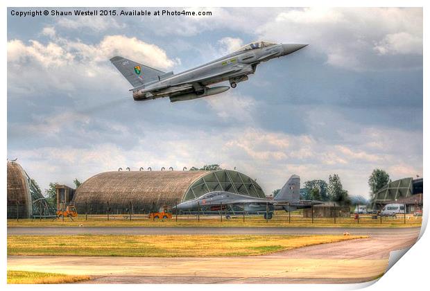 Typhoon Departure  " Catch Me " Print by Shaun Westell