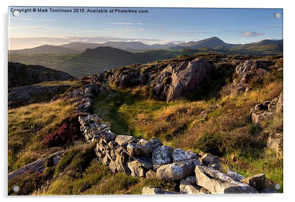  Moel Y Gest Acrylic by Mark Tomlinson