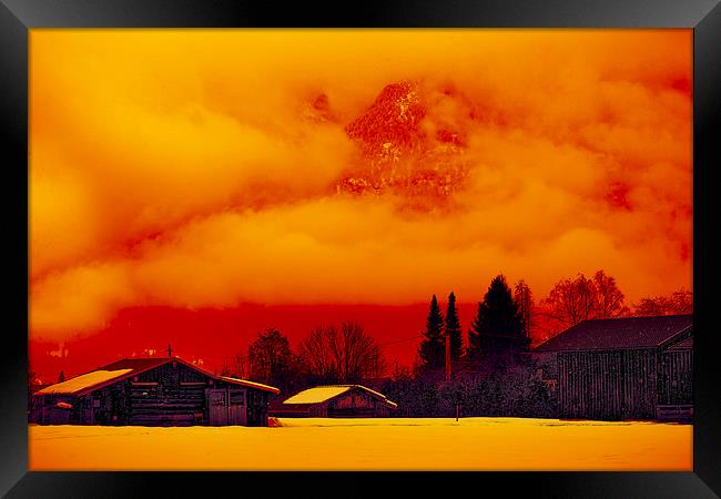  Misty Mountain Photography  Framed Print by Florin Birjoveanu