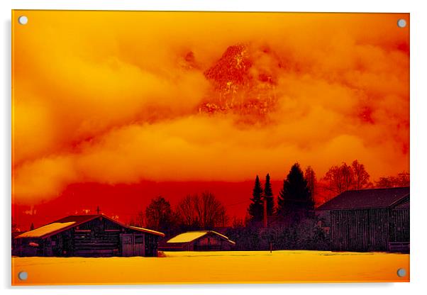  Misty Mountain Photography  Acrylic by Florin Birjoveanu
