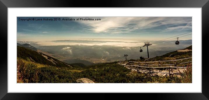 View from the top Framed Mounted Print by Laco Hubaty