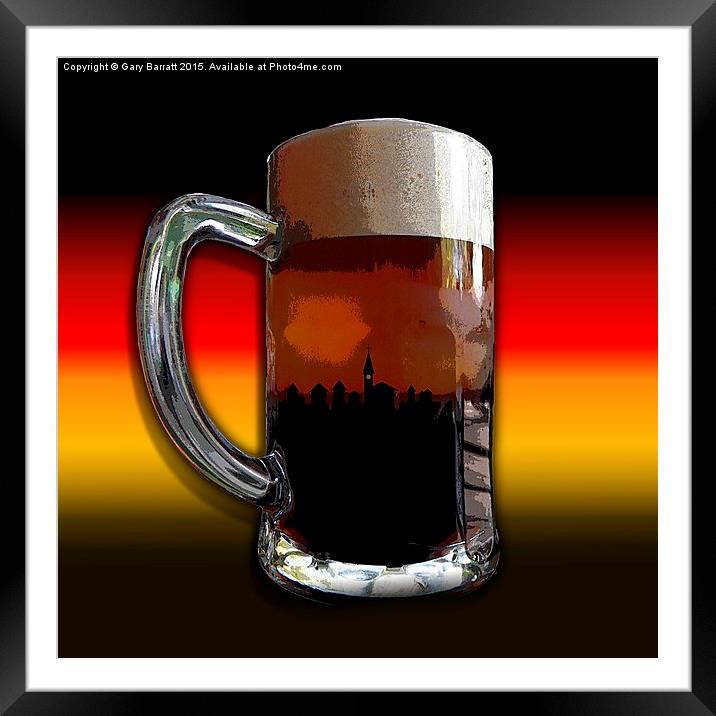  German Sunset Framed Mounted Print by Gary Barratt